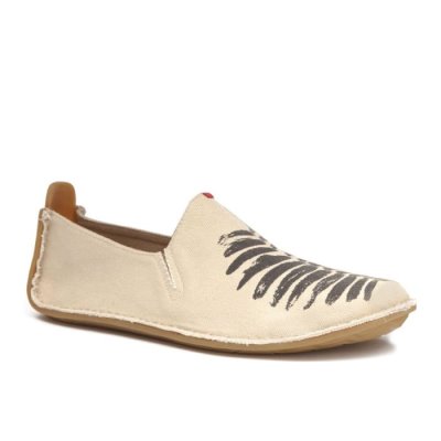 Vivobarefoot Ababa Canvas Soul of Africa - Espadrilles Beige Dames - WPY529410